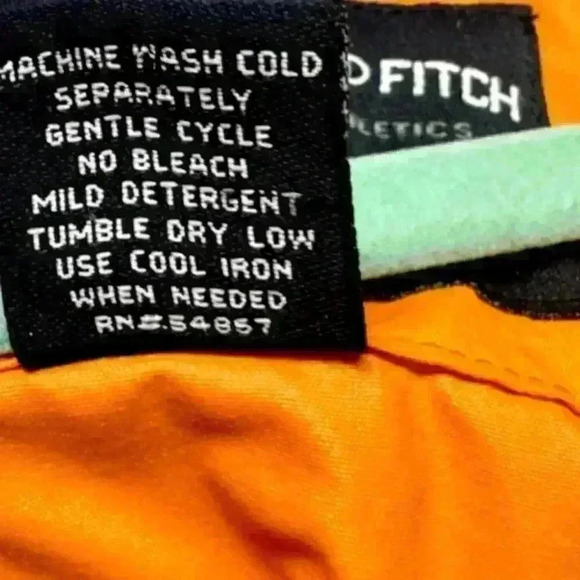 Orange Abercrombie and Fitch Gym issue Size large Windbreaker lightweight - Picture 2 of 11